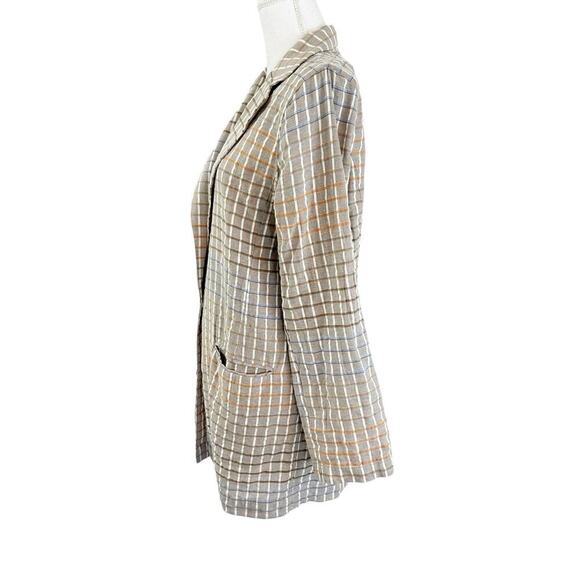 Free People Womens Oversized Better Together Blazer Jacket Size Medium Taupe - Picture 3 of 9